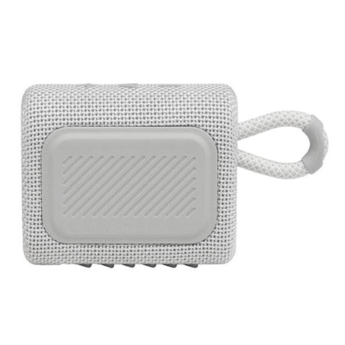 JBL Go 3 - Altoparlante - portatile - senza fili - Bluetooth - 4.2 Watt - bianco
